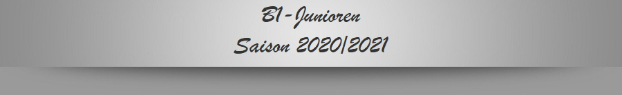 B1-Junioren
Saison 2020/2021