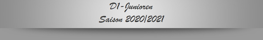 D1-Junioren
Saison 2020/2021